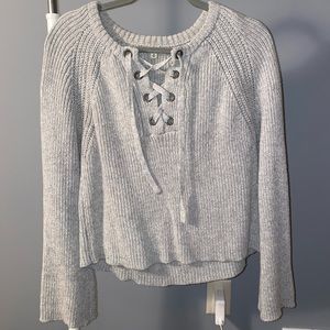 Crisscrossed sweater